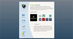 Desktop Screenshot of extremehosting.ca